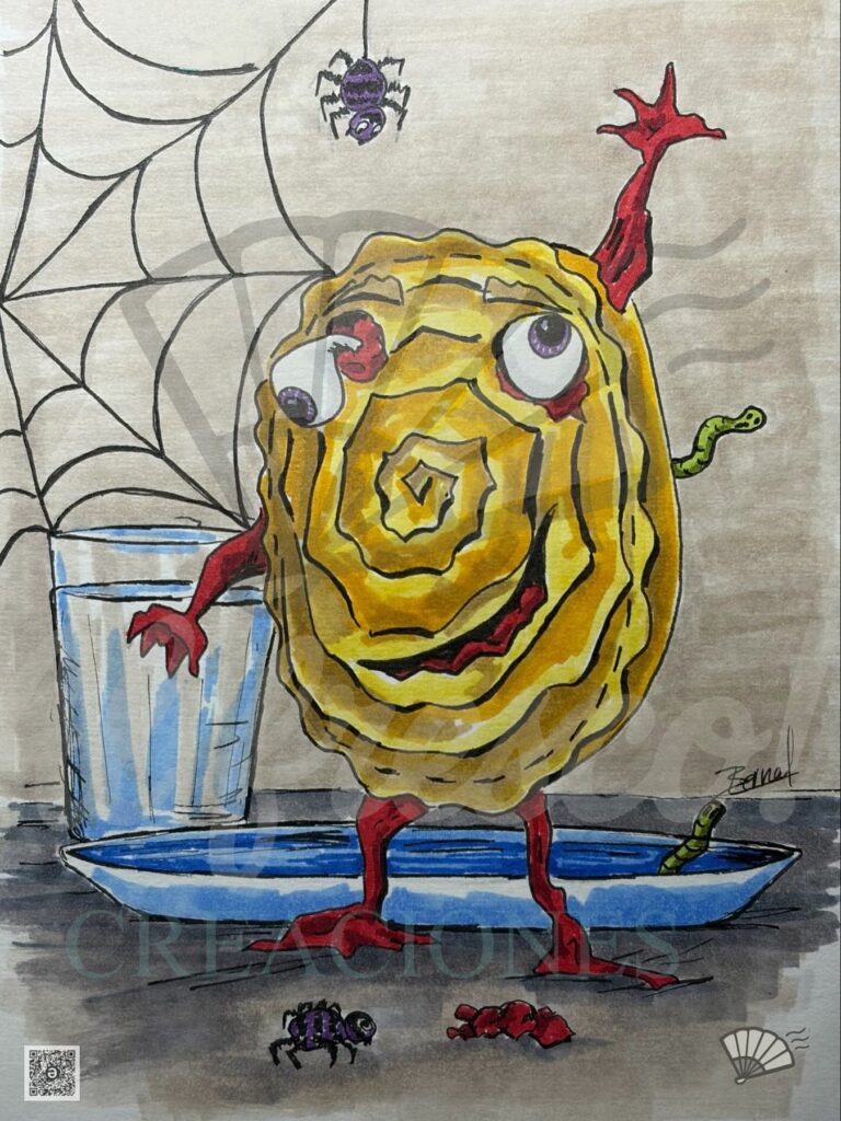 Halloween Murciano – ilustración con rotuladores de alcohol, Al fresco! Creaciones
