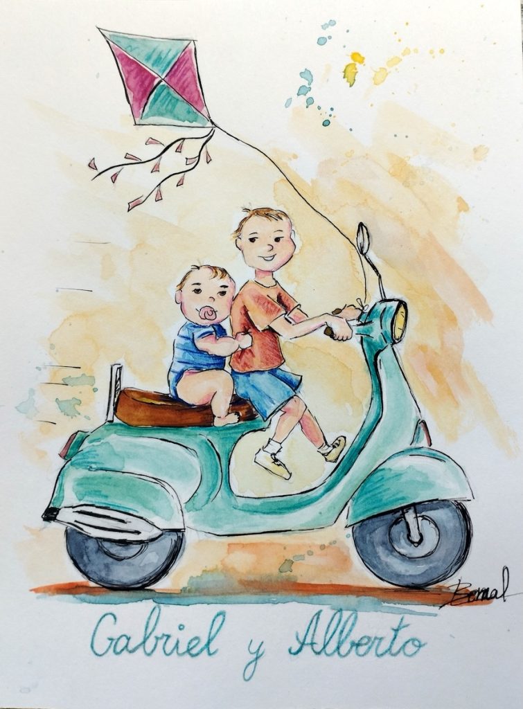 Ilustración infantil personalizada